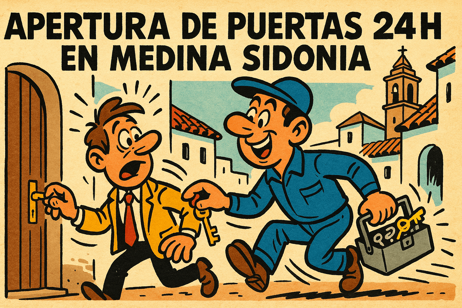 Apertura de puertas 24H en Medina Sidonia - Cerrajero Medina Sur en Medina Sidonia