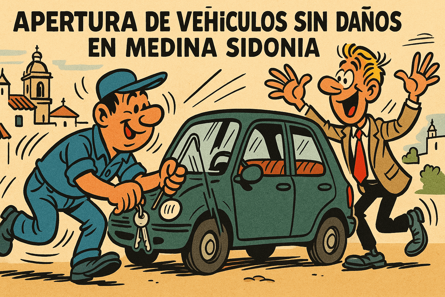 Apertura de vehículos sin daños en Medina Sidonia - Cerrajero Medina Sur en Medina Sidonia