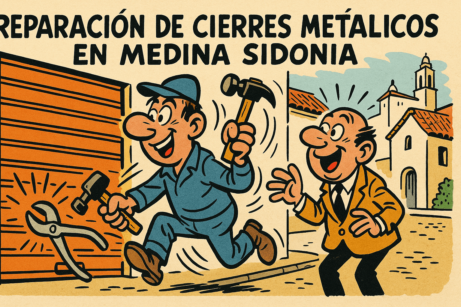 Reparación de cierres metálicos en Medina Sidonia - Cerrajero Medina Sur en Medina Sidonia